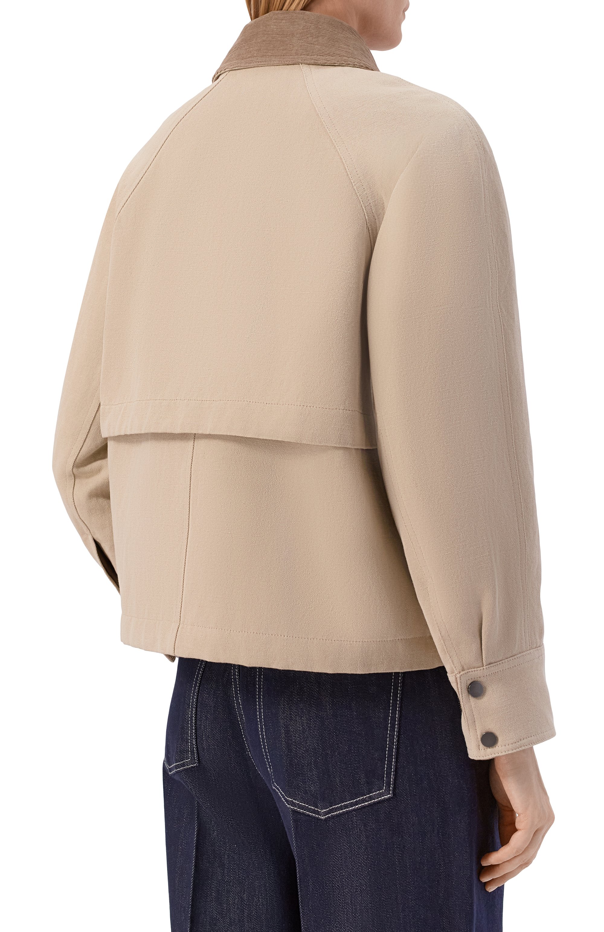 Куртка из хлопка и льна BRUNELLO CUCINELLI, арт. ML5957769, фото 4