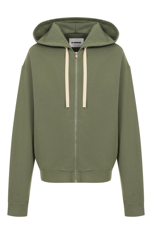 Хлопковая толстовка Jil Sander J47HG0106/J20295 Зелёный J47HG0106/J20295