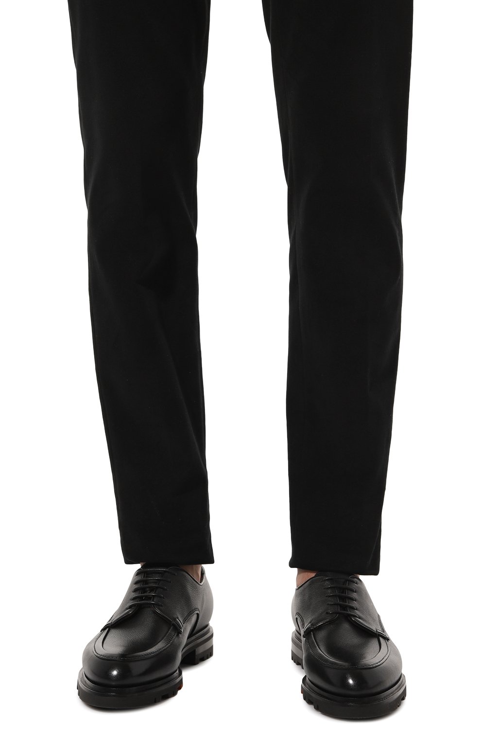 Кожаные дерби colin rock SANTONI, арт. MCCG18855SM3GGKR, фото 3