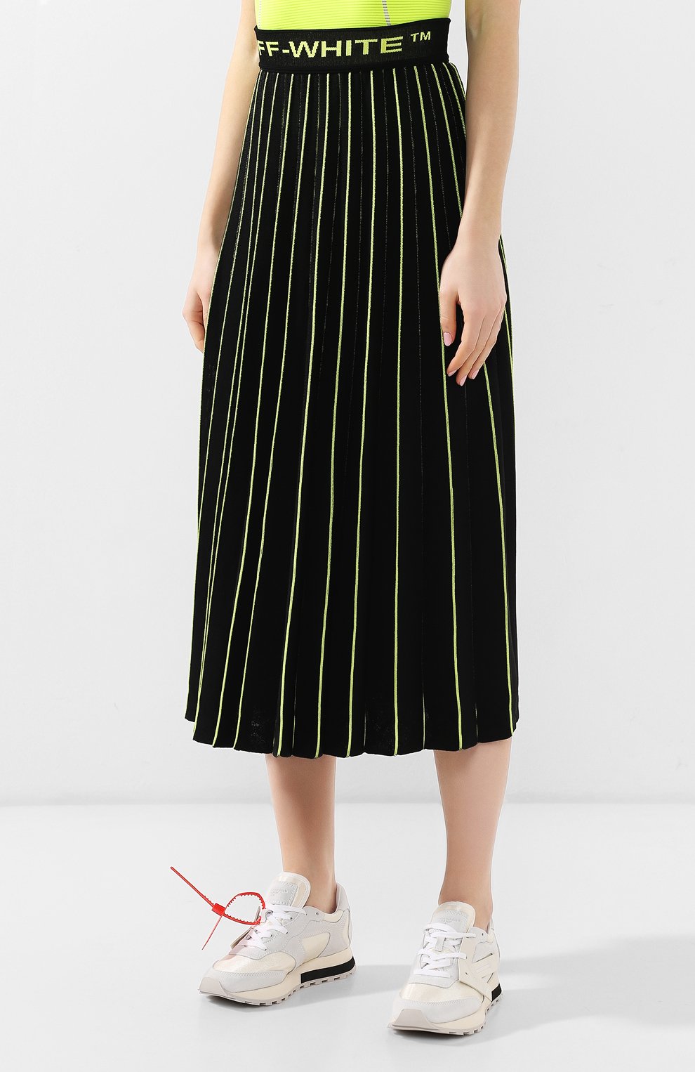 Юбка-миди OFF-WHITE, арт. 0WHL003S19C980441000, фото 3