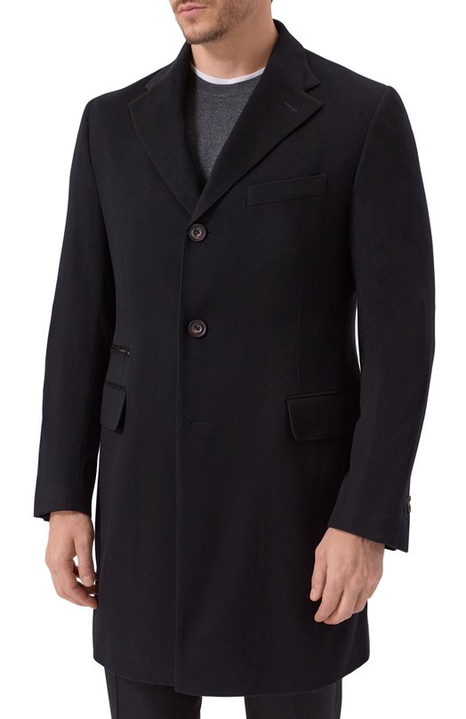 Кашемировое пальто Corneliani 261581-2612097 Чёрный  261581-2612097 Фото 6