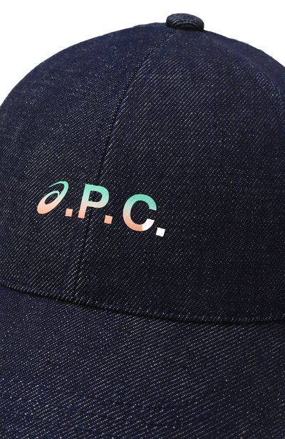 Джинсовая бейсболка a.p.c. x asics A.P.C., арт. C0HEV-M24148, фото 4