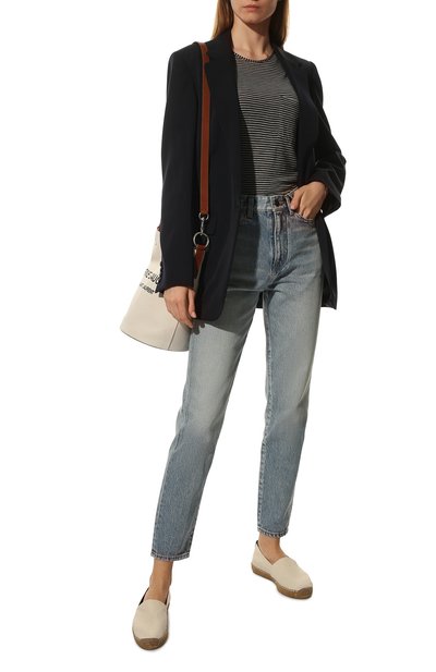 Текстильные эспадрильи espadrille SAINT LAURENT, арт. 605956/1P210, фото 2