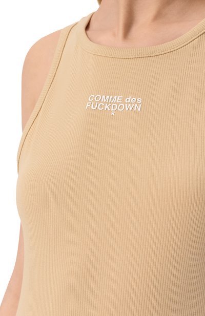 Хлопковая майка COMME DES FUCKDOWN, арт. CFABW01246, фото 5