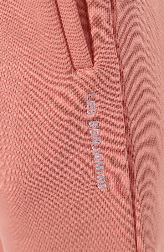 Хлопковые джоггеры Les Benjamins Розовый, фото 5