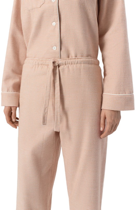 Хлопковая пижама Derek Rose 2012/KELB051 Бежевый  2012/KELB051 Фото 4