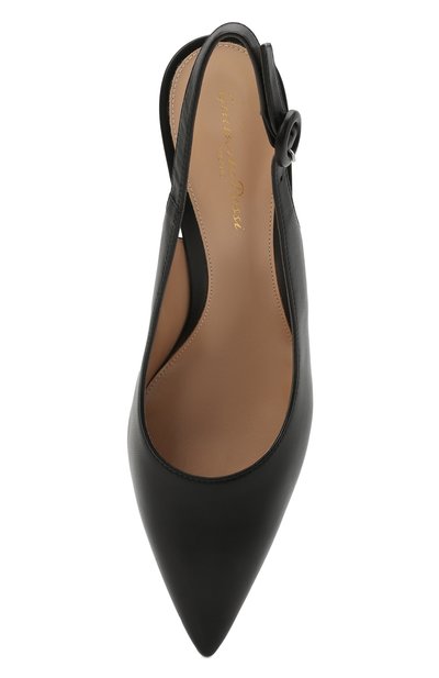 Кожаные туфли GIANVITO ROSSI, арт. G95244.70RIC.NGLNER0, фото 5