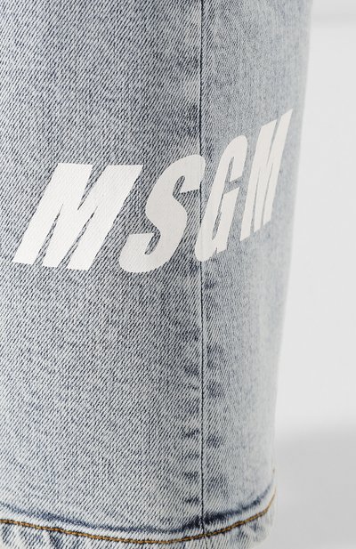 Джинсы MSGM голубого цвета по цене 25550 руб., арт. 2841MDP58LX 207275, фото 5 Джинсы MSGM, арт. 2841MDP58LX 207275, фото 5