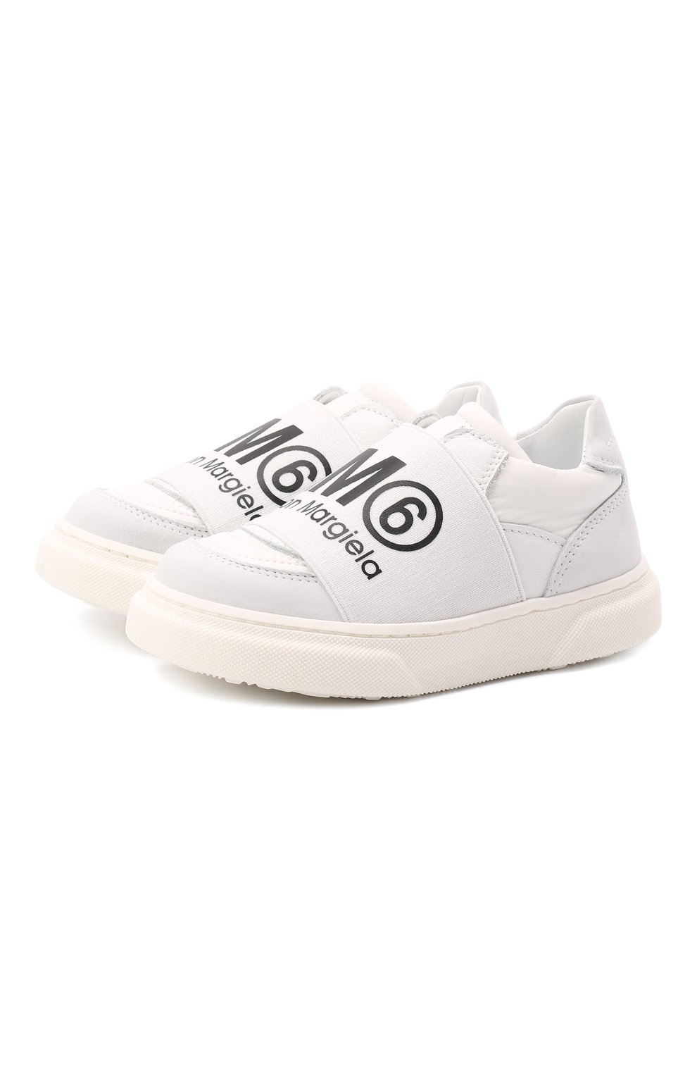 Кожаные кеды MM6, арт. 70341/M0RBID0NE/GRESSANE/KIPS/18-27, фото 1