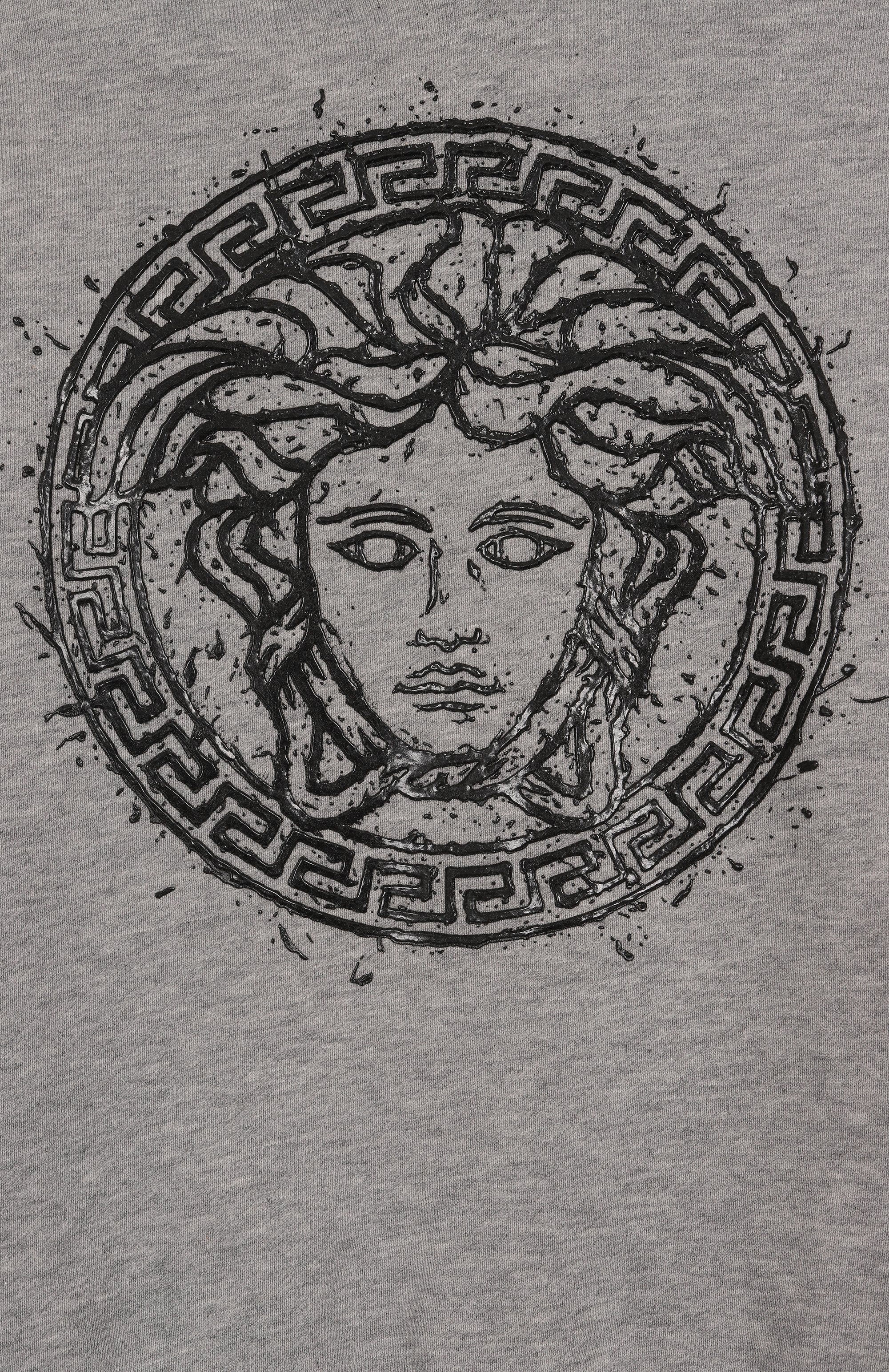 Хлопковое худи VERSACE, арт. 1018333/1A13053/4A-6A, фото 3