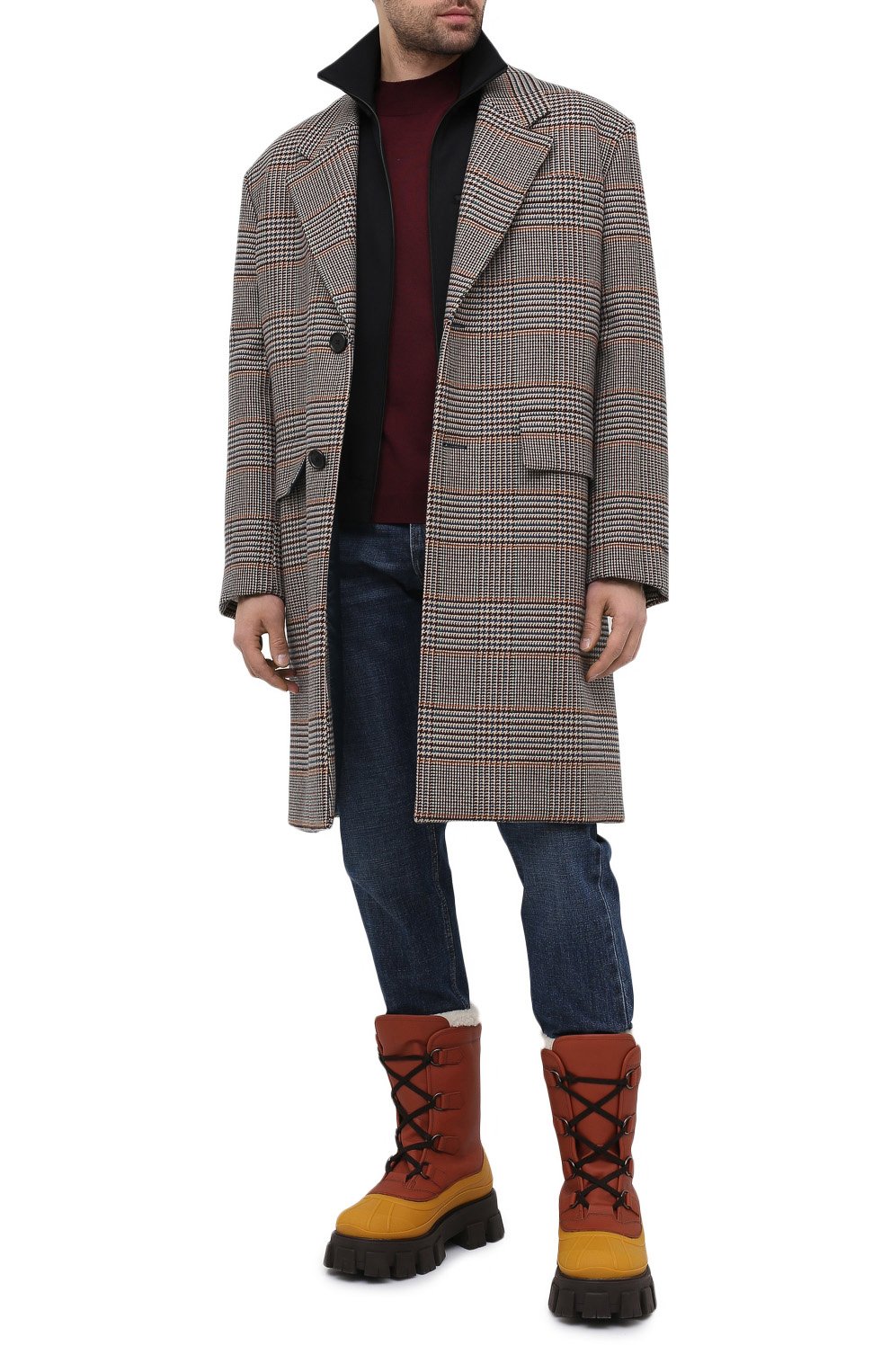 Кожаные сапоги PRADA, арт. 2UE014-3A6N-F0352-A000, фото 2