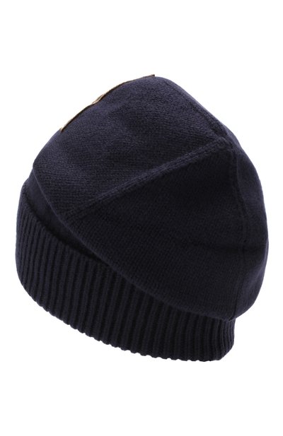 Шерстяная шапка DOLCE & GABBANA синего цвета по цене 36700 руб., арт. GX689Z/JAVSB, фото 2 Шерстяная шапка DOLCE & GABBANA, арт. GX689Z/JAVSB, фото 2