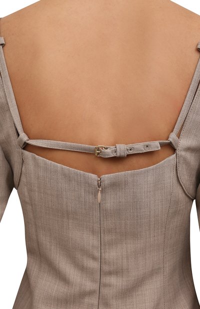Шерстяное платье JACQUEMUS, арт. 213DR001-1260, фото 5