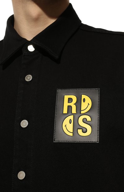 Джинсовая рубашка raf simons x smiley RAF SIMONS, арт. 224-M242-11000, фото 5
