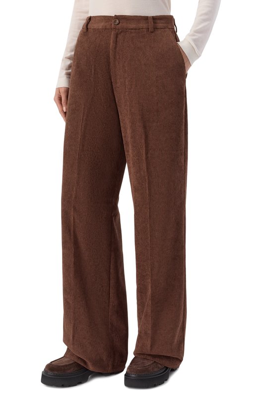 Вельветовые брюки MC2 Saint Barth REBE002-00033I/REBELLA C0RDUR0Y Коричневый  REBE002-00033I/REBELLA C0RDUR0Y Фото 3