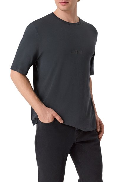 Хлопковая футболка SAINT LAURENT, арт. 818535/YBHD2, фото 3