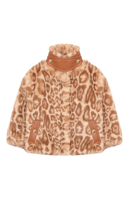 Утепленная куртка из экомеха CHLOÉ, арт. C20676