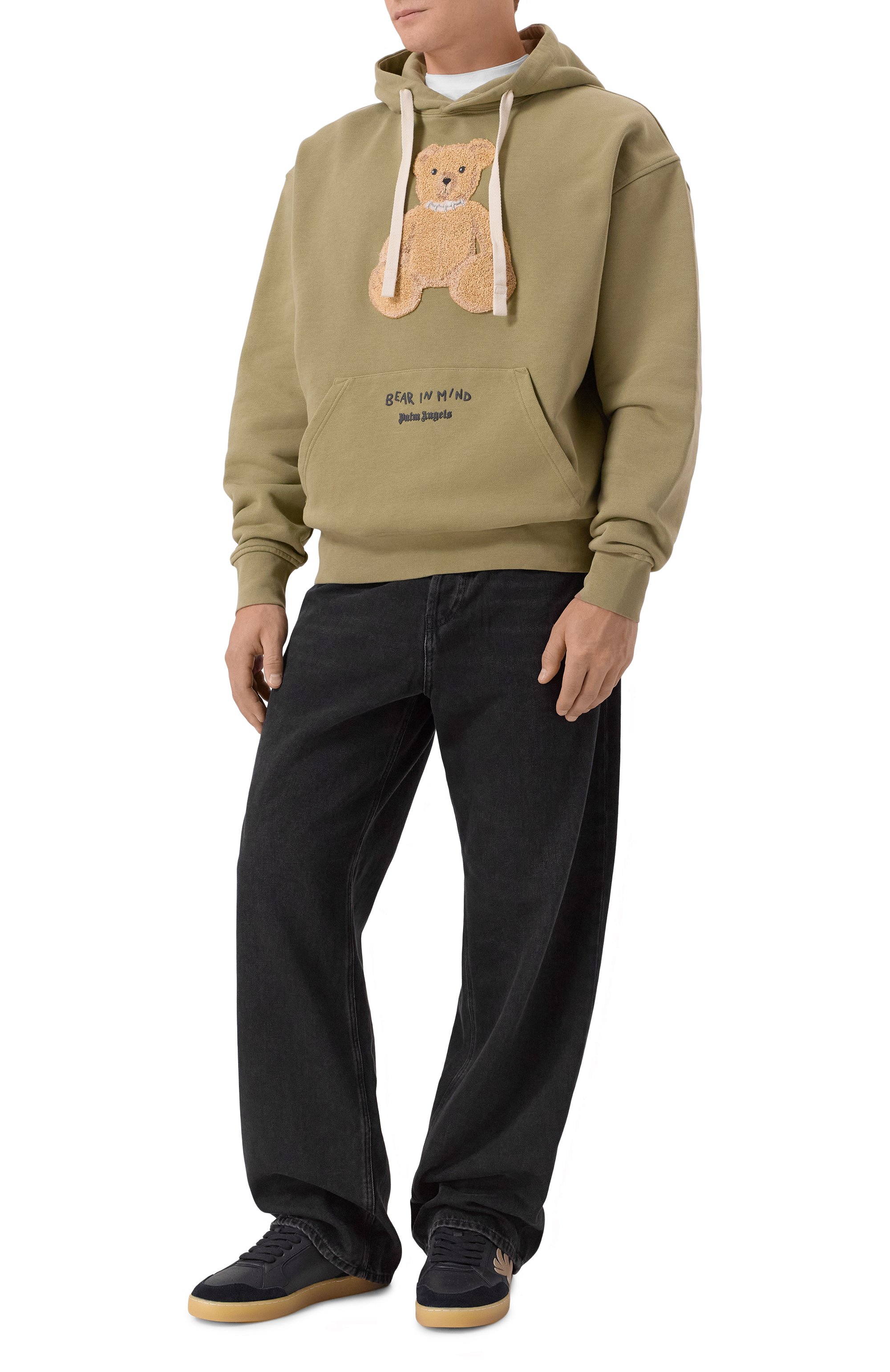 Кожаные кеды new palm 1 PALM ANGELS, арт. PMIA099F25LEA001, фото 2