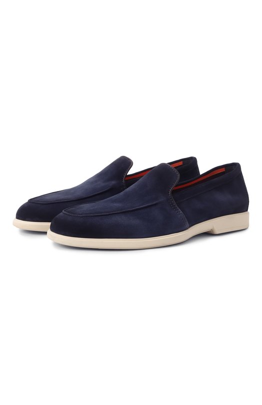 фото Замшевые лоферы malibu santoni