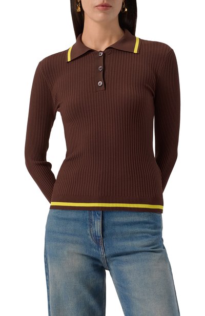 Поло из вискозы M05CH1NO JEANS, арт. J0911/8201, фото 3