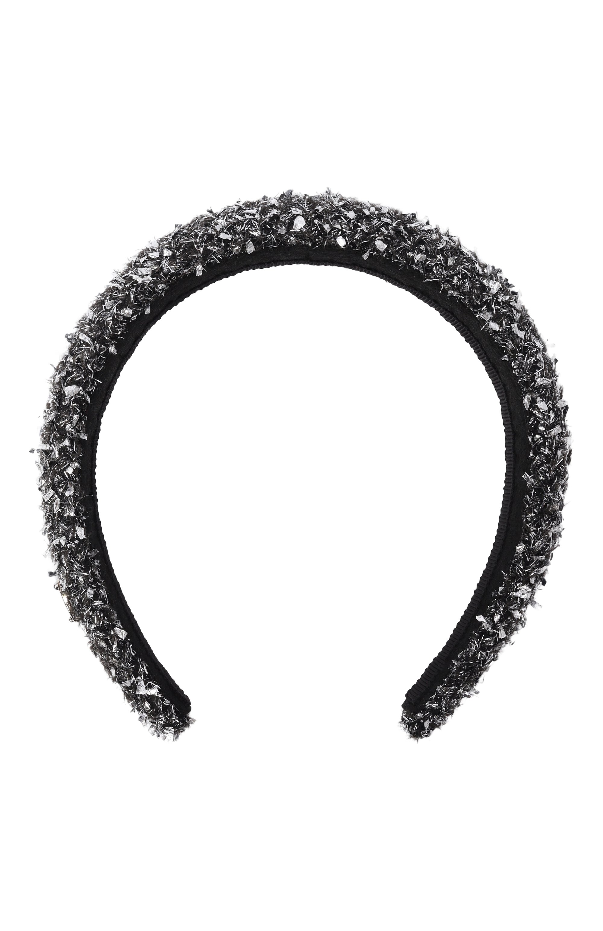 Ободок для волос PANFIL серебряного цвета по цене 11000 руб., арт. 31-tr-BND, фото 1 Ободок для волос PANFIL, арт. 31-tr-BND, фото 1