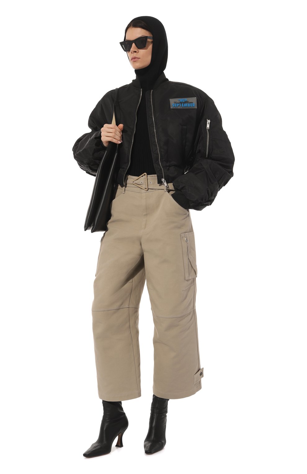 Пуловер с балаклавой LOW CLASSIC, арт. L0W22FW_KN14BK, фото 2