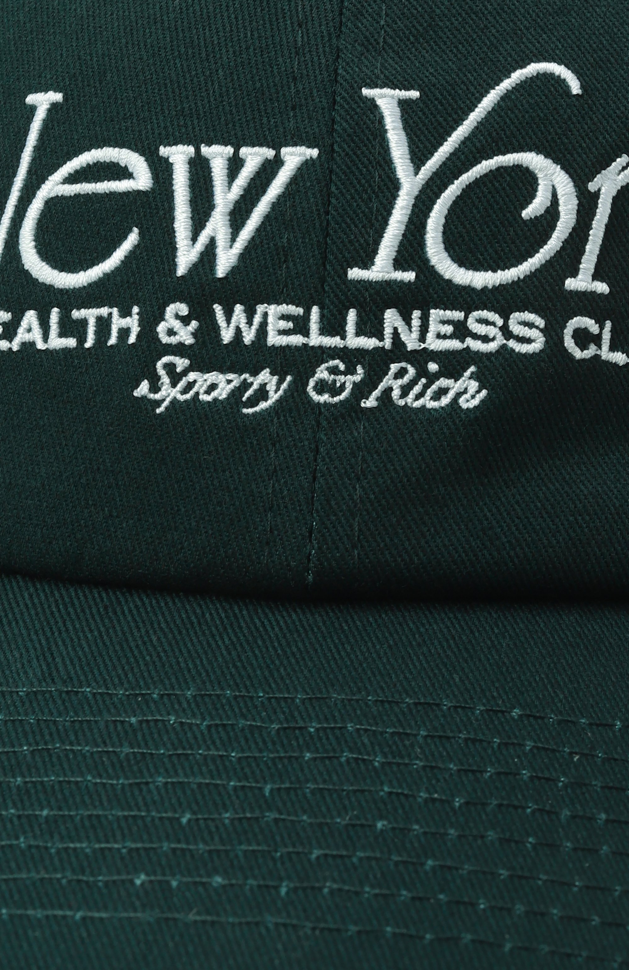 Хлопковая бейсболка SPORTY AND RICH, арт. AC040606034GR10, фото 4