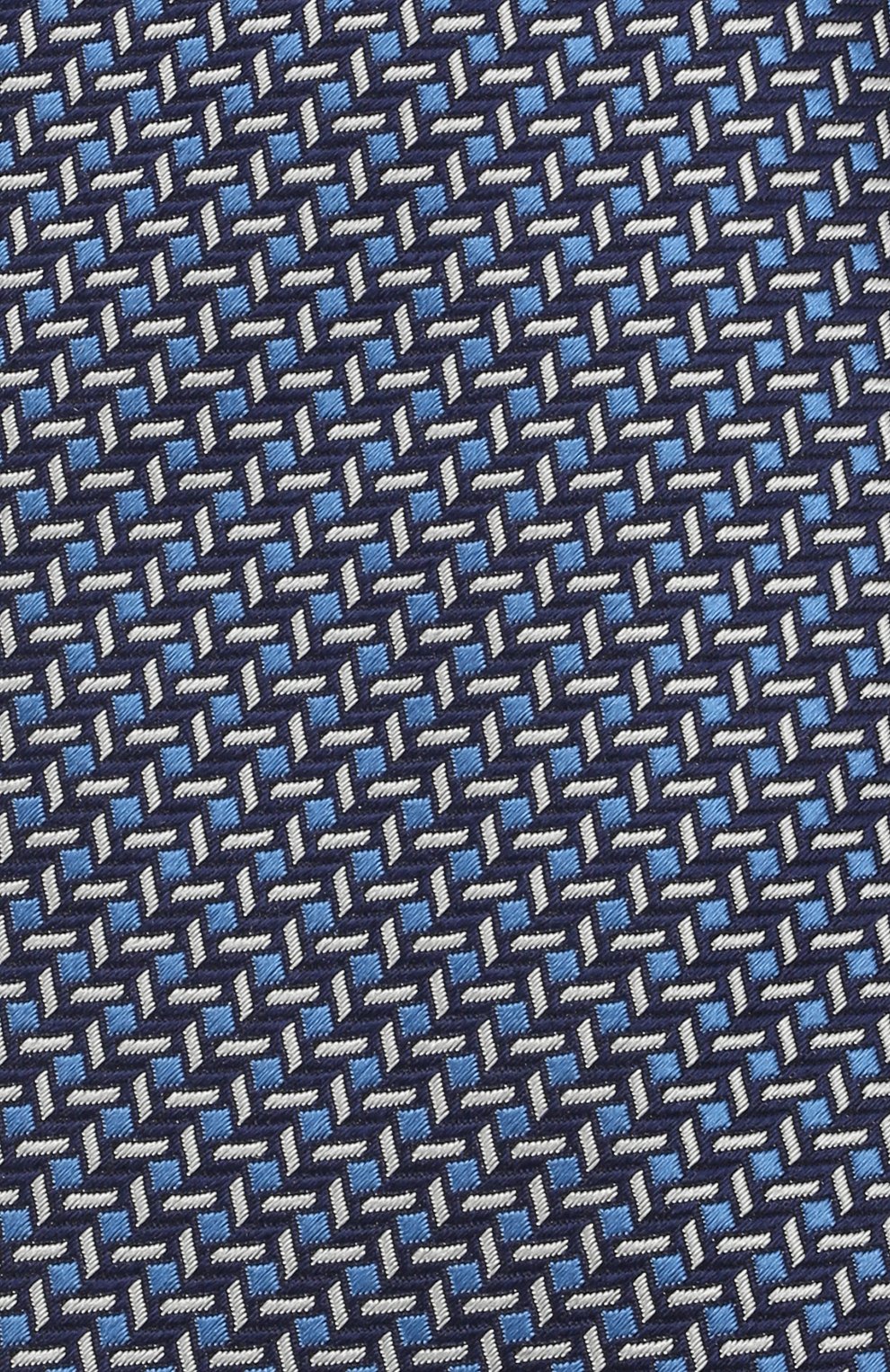 Шелковый галстук CANALI синего цвета по цене 12700 руб., арт. 18/HJ03075, фото 3 Шелковый галстук CANALI, арт. 18/HJ03075, фото 3