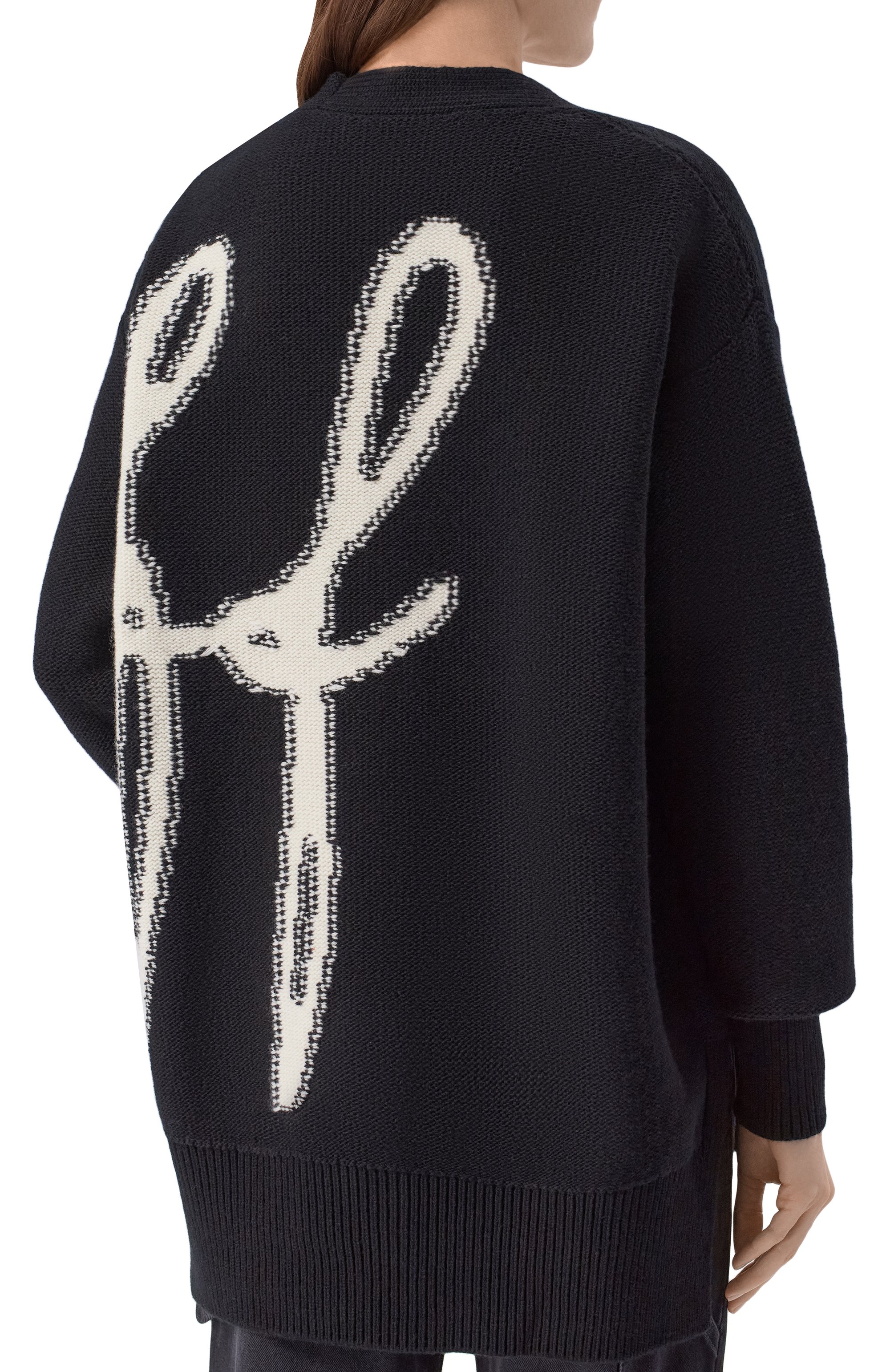 Шерстяной кардиган OFF-WHITE, арт. 0WHB04LF25KNI001, фото 4