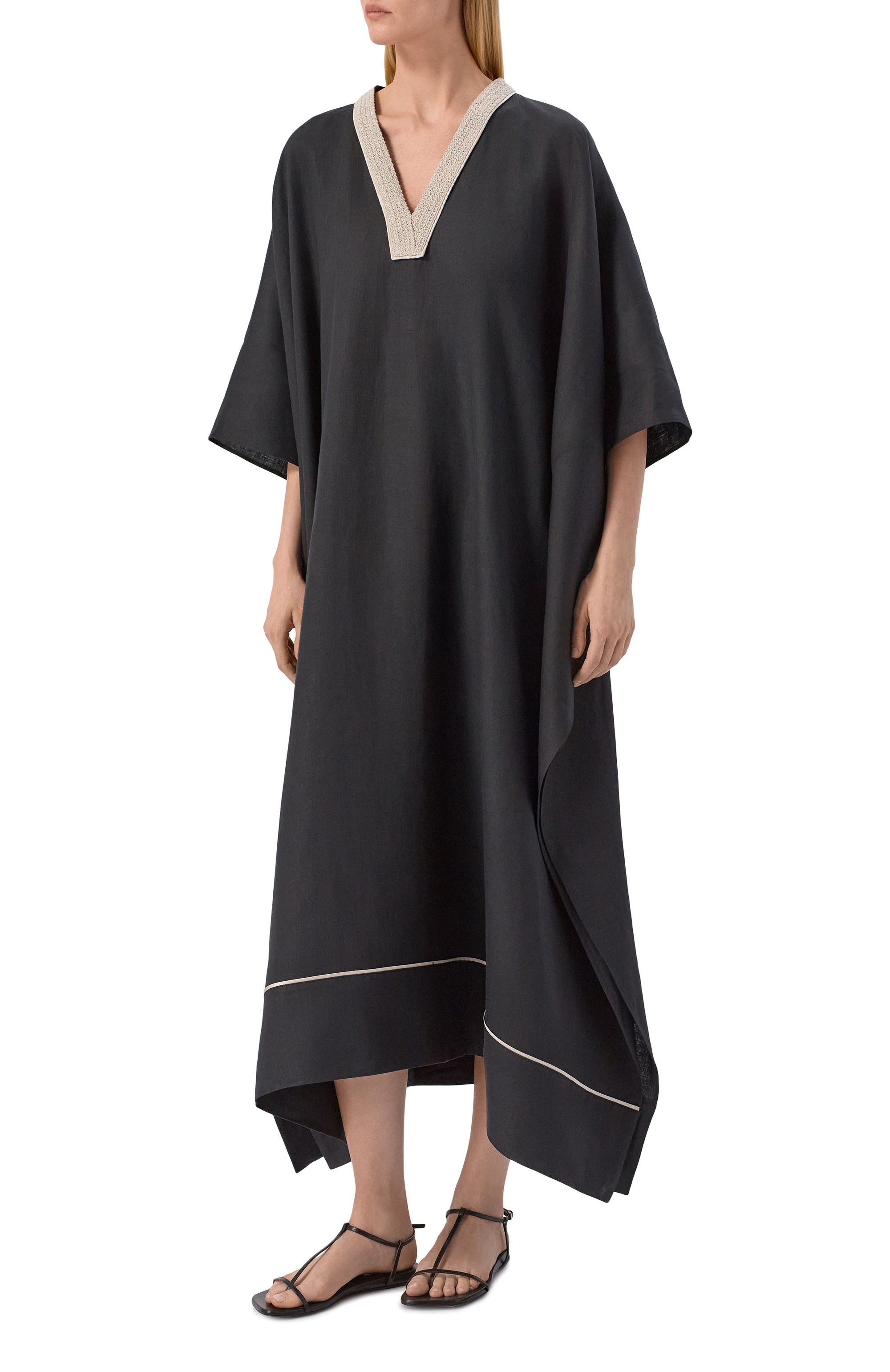 Льняная туника AGNONA, арт. TR1108E/U3049E, фото 2