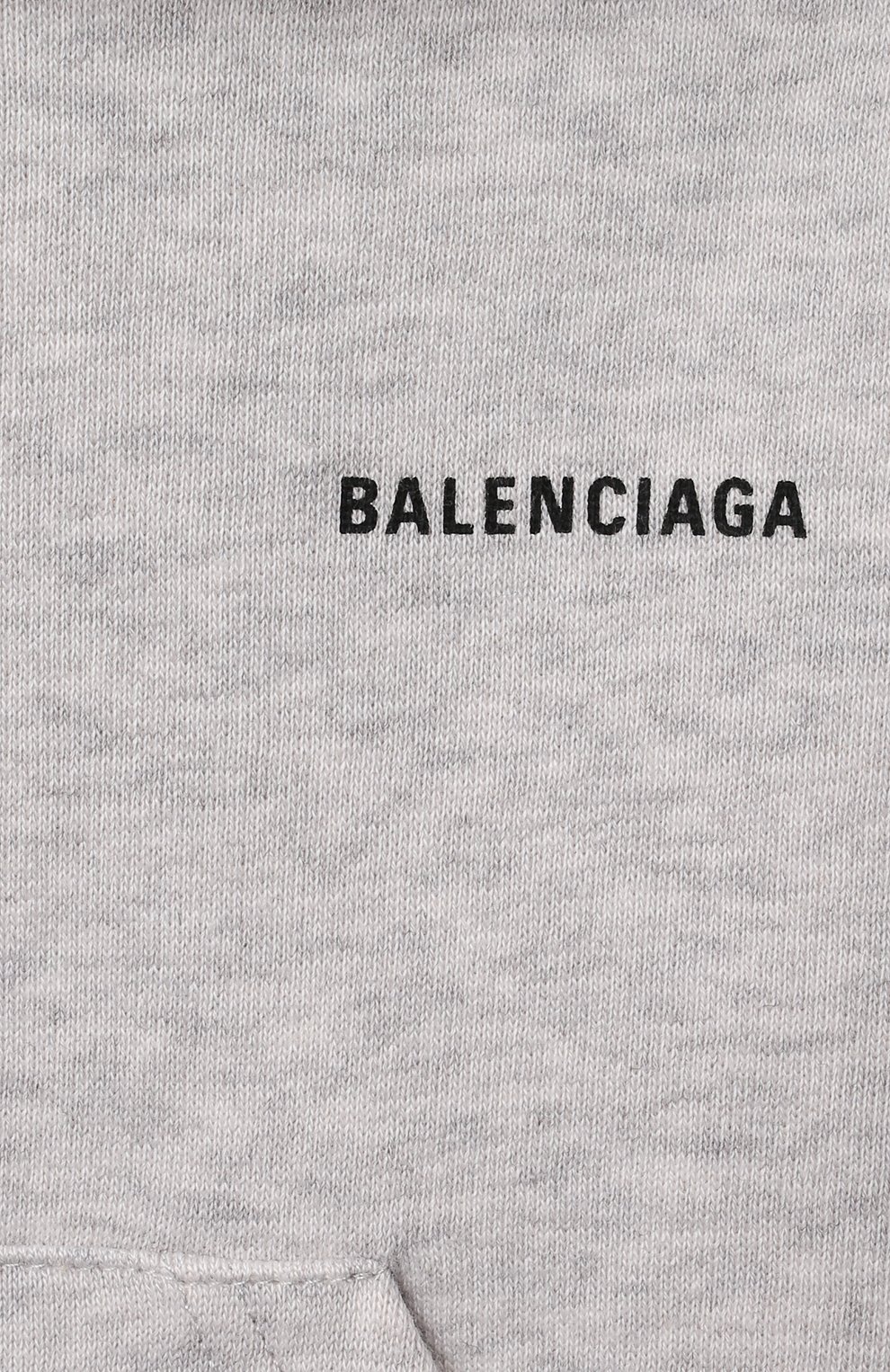 Хлопковое худи BALENCIAGA серого цвета по цене 29200 руб., арт. 682145/TLV84, фото 3 Хлопковое худи BALENCIAGA, арт. 682145/TLV84, фото 3