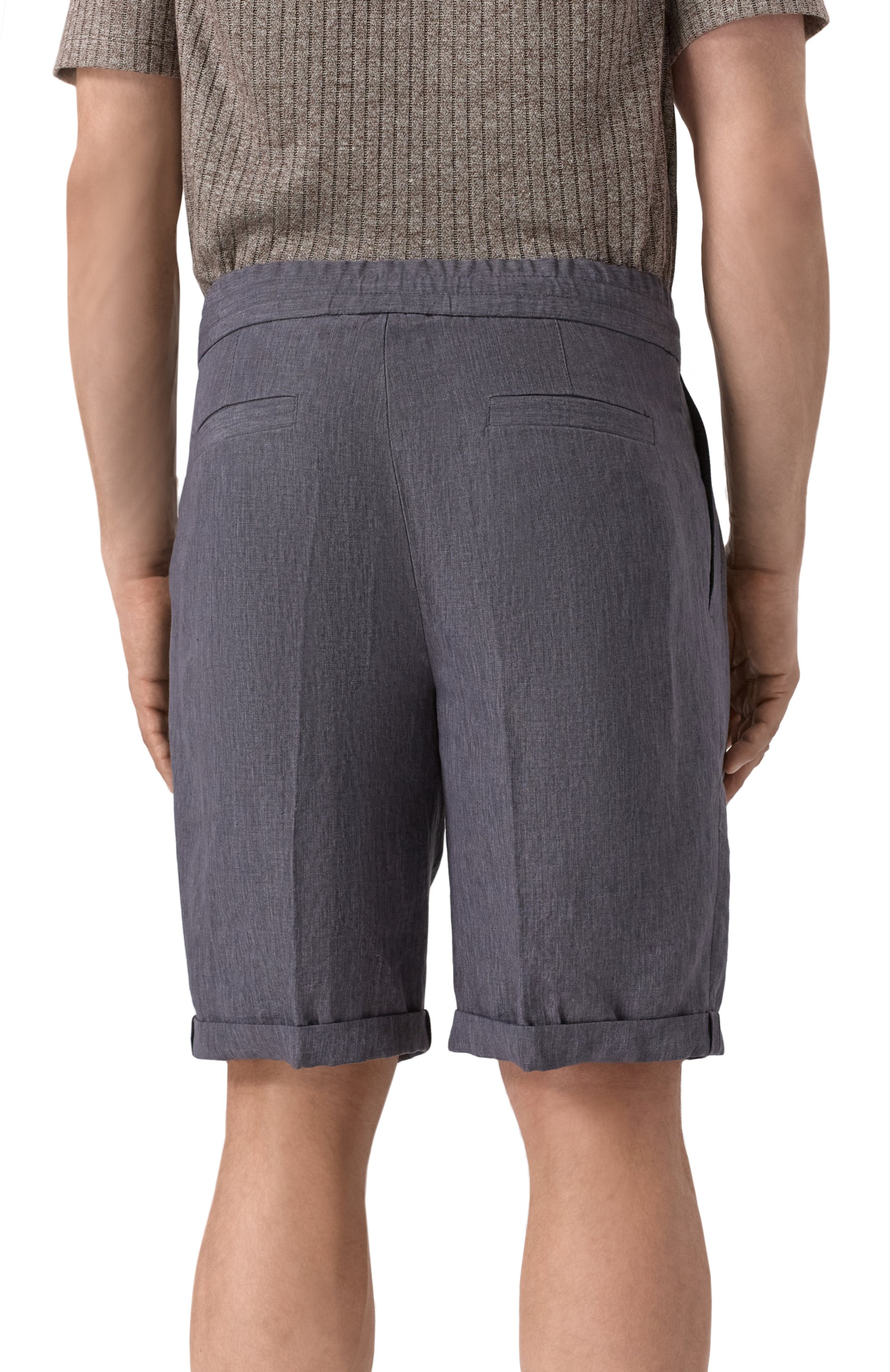 Льняные шорты BRUNELLO CUCINELLI, арт. MH248U0020, фото 4