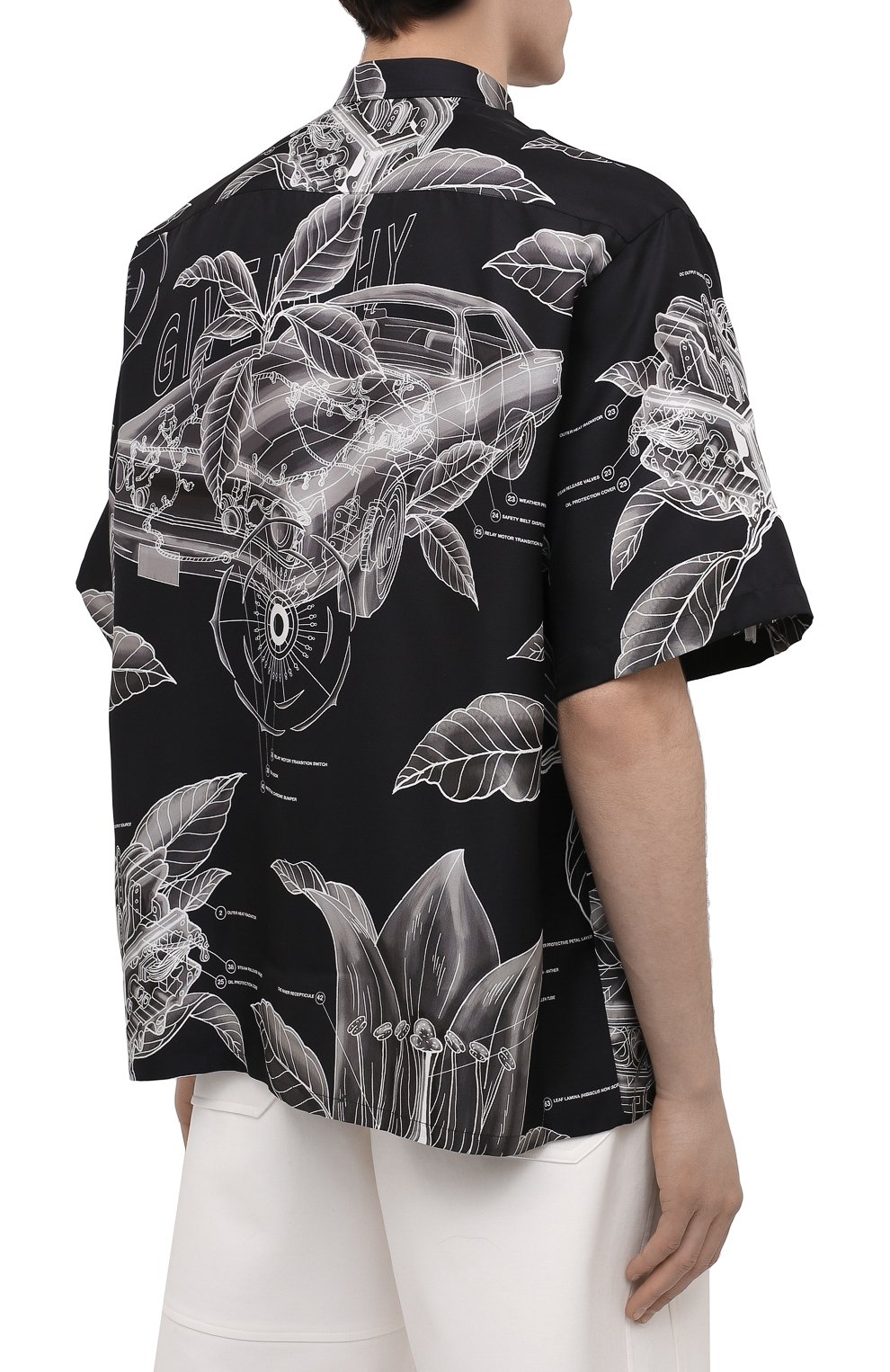 Шелковая рубашка GIVENCHY, арт. BM60NT13KA, фото 4