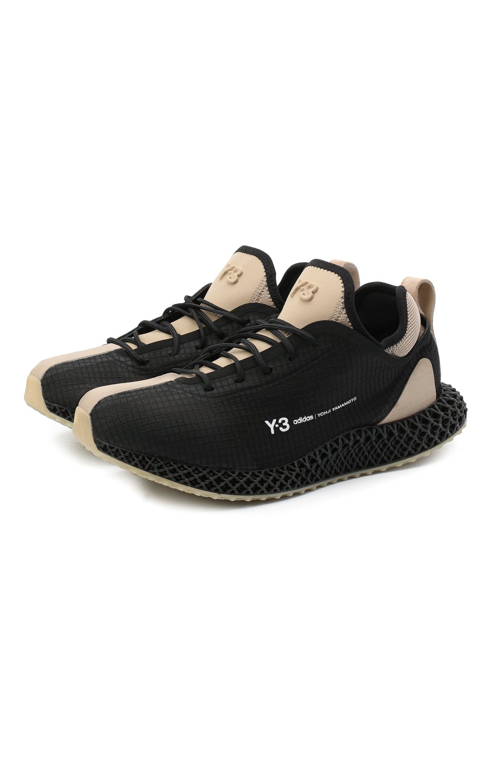 Текстильные кроссовки runner 4d io Y-3, арт. FX1058/M, фото 1