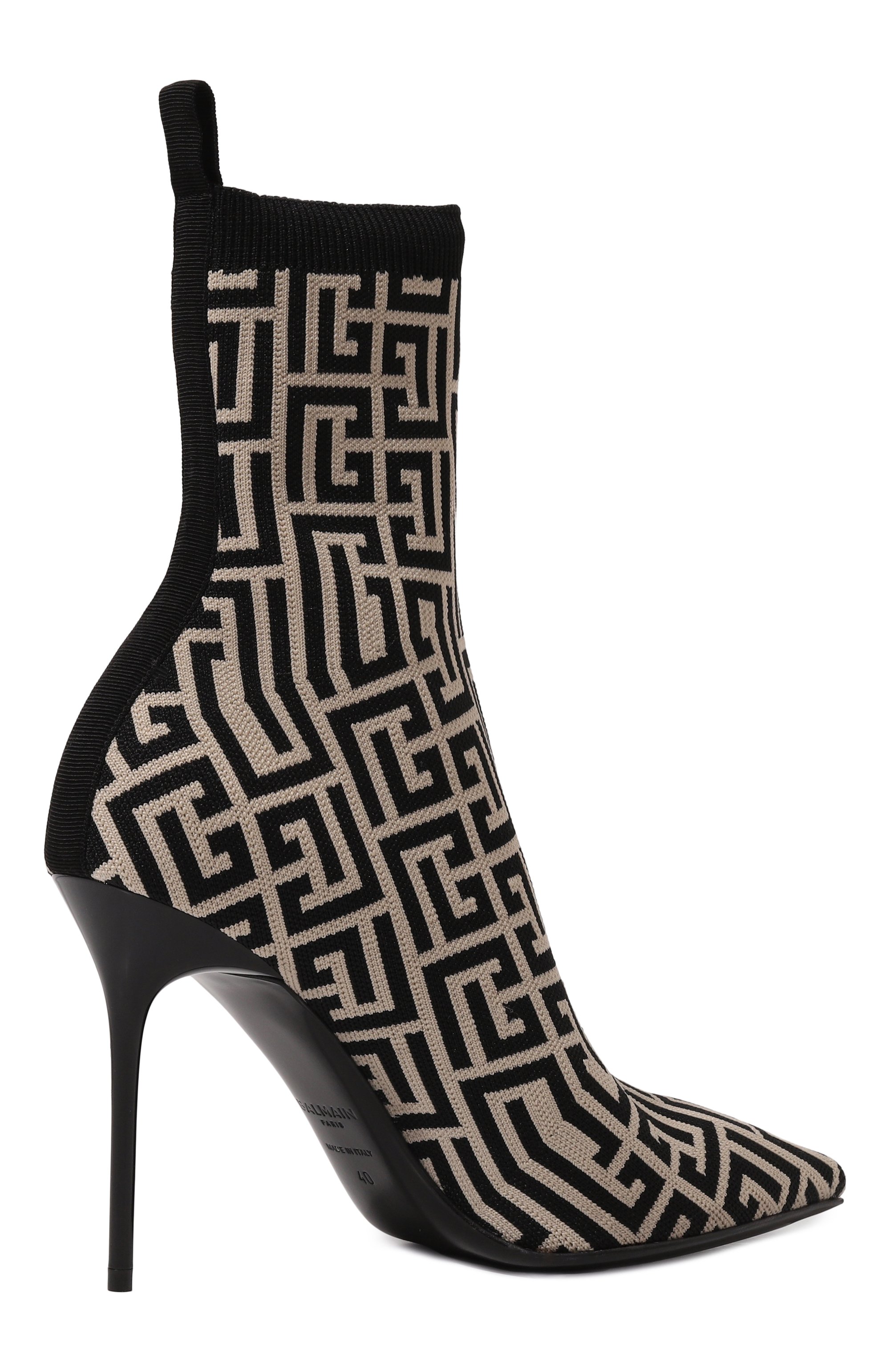 Текстильные ботильоны skye BALMAIN, арт. CN1TA680/TMGK, фото 5