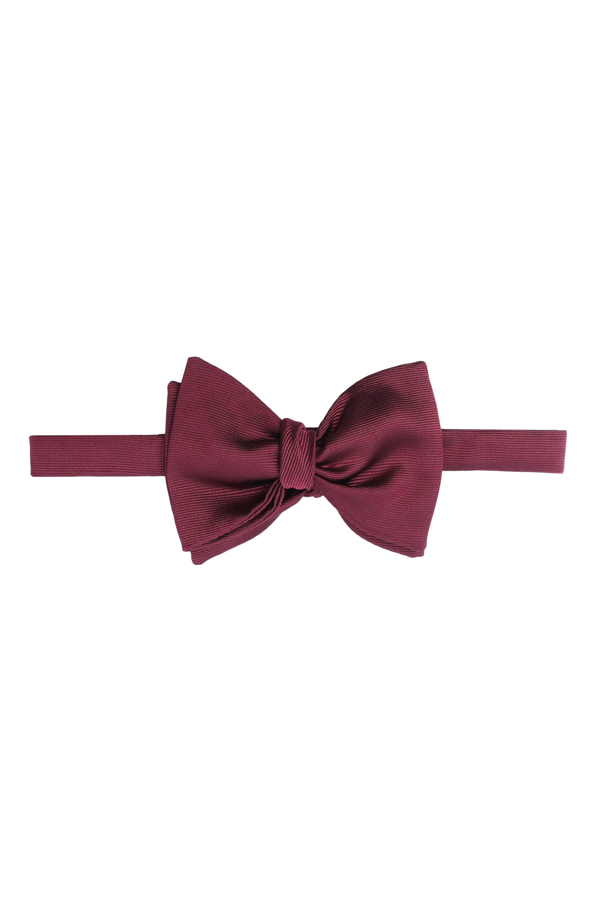 Шелковый галстук-бабочка BRIONI бордового цвета по цене 26600 руб., арт. 01L600/PZ418, фото 1 Шелковый галстук-бабочка BRIONI, арт. 01L600/PZ418, фото 1