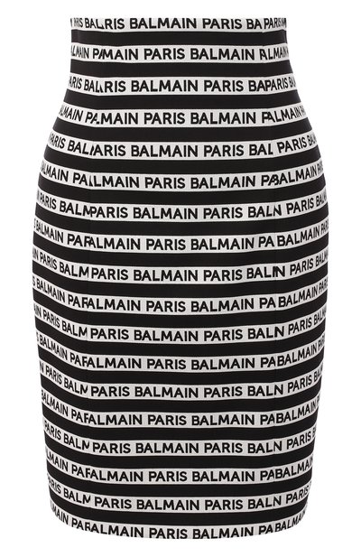 Женская хлопковая юбка BALMAIN, арт. RF14219/C057
