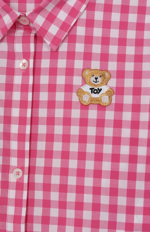 Хлопковая рубашка Moschino 3
