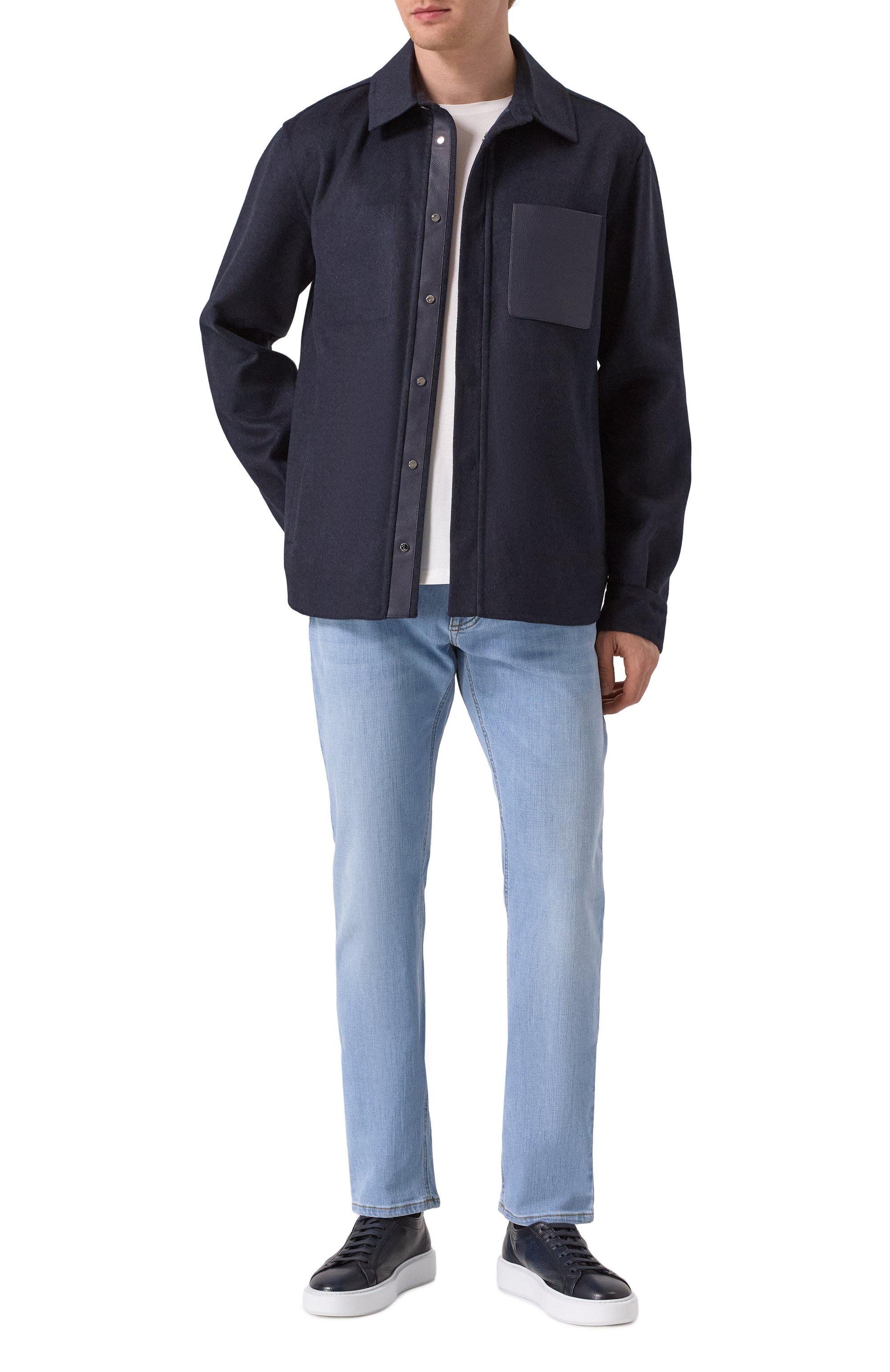 Куртка-рубашка из шерсти и кашемира ZILLI, арт. DBLA04M024450034U, фото 2