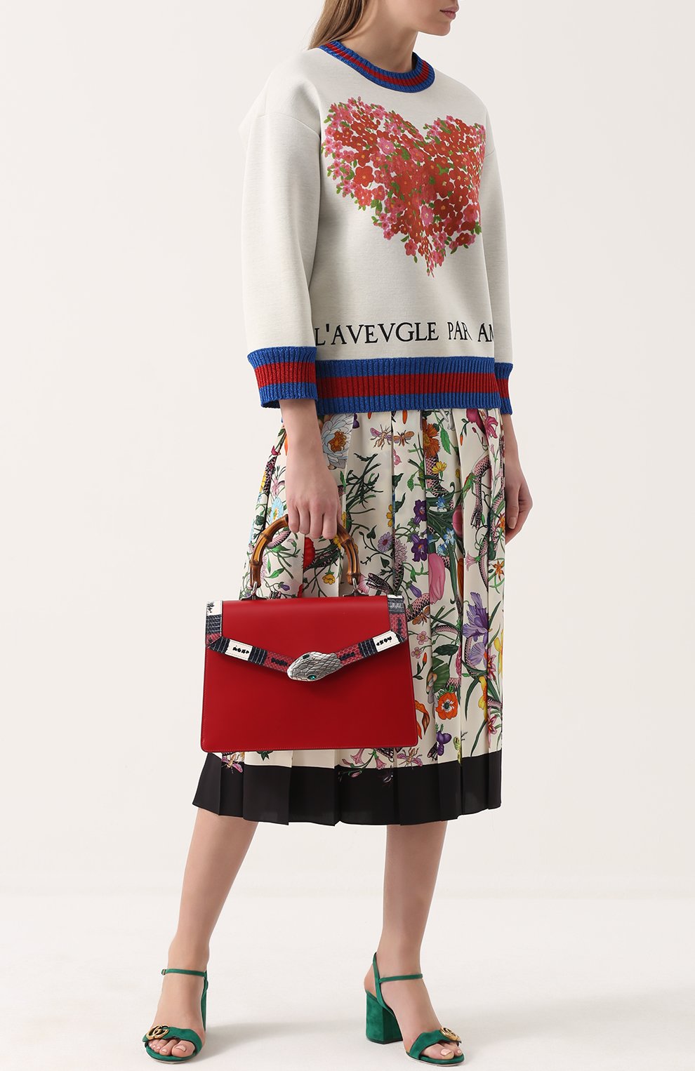 Сумка lilith GUCCI красного цвета по цене 270500 руб., арт. 453750/CVLRN, фото 2 Сумка lilith GUCCI, арт. 453750/CVLRN, фото 2
