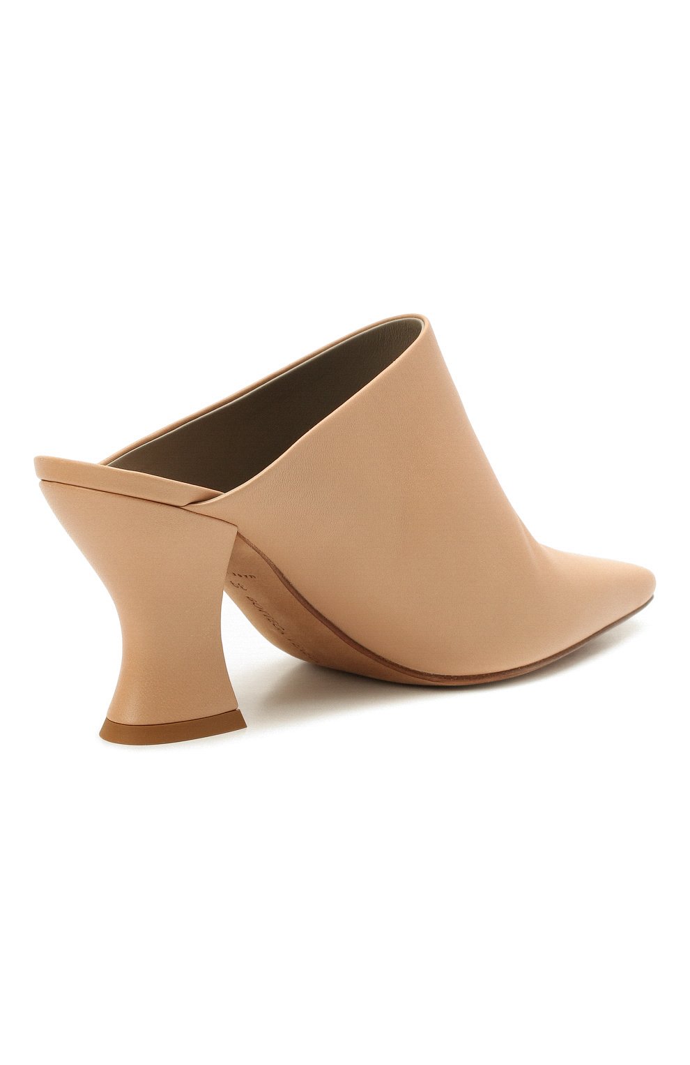 Кожаные сабо BOTTEGA VENETA бежевого цвета по цене 66550 руб., арт. 608838/VBSD0, фото 5 Кожаные сабо BOTTEGA VENETA, арт. 608838/VBSD0, фото 5