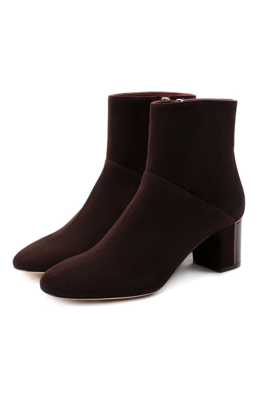 Замшевые ботильоны bleecker на устойчивом каблуке LORO PIANA, арт. FAI2511, фото 1