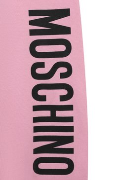 Детские хлопковые шорты MOSCHINO розового цвета, арт. HDQ01E/LBA00/4-8 | Фото 3 (Случай: Повседневный; Материал сплава: Проставлено; Нос: Не проставлено; Материал внешний: Хлопок; Ростовка одежда: 4 года | 104 см, 5 лет | 110 см, 6 лет | 116 см, 8 лет | 128 см)