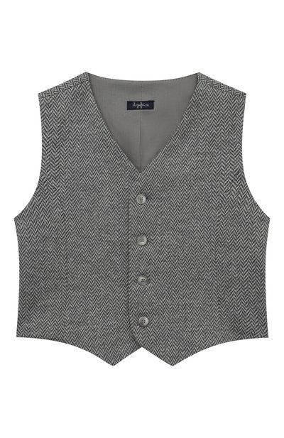 Хлопковый жилет IL GUFO, арт. A22GI033M5031/24M-36M, фото 1