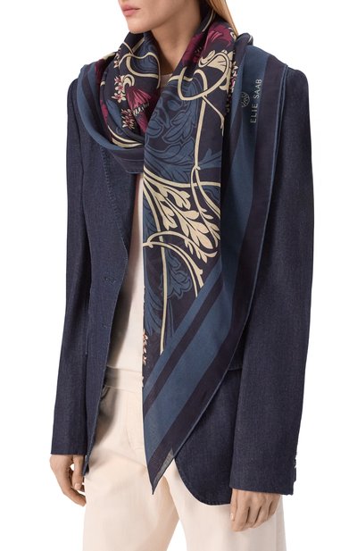 Женская шаль из шерсти и шелка ELIE SAAB, арт. 710009646F25