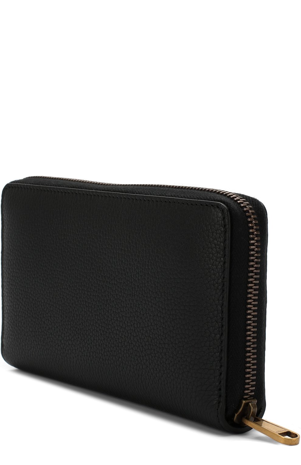 Кожаное портмоне на молнии с отделениями для кредитных карт и монет GUCCI, арт. 496317/0GCAT, фото 2