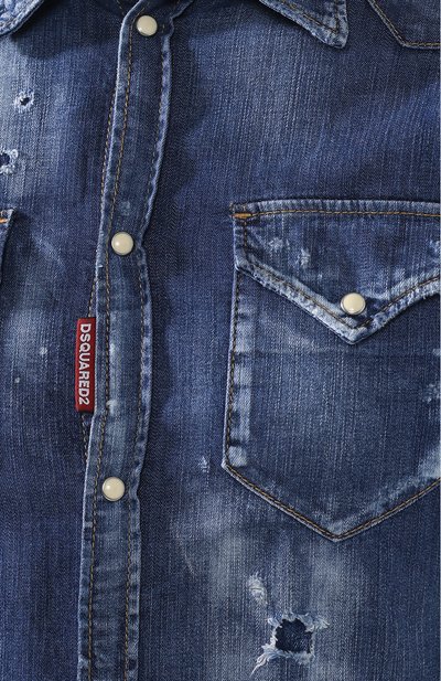 Джинсовая рубашка DSQUARED2, арт. S74DM0226/S30341, фото 5