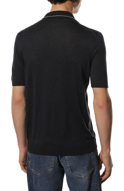 Шелковое поло ANDREA CAMPAGNA, арт. 43174/30901, фото 4