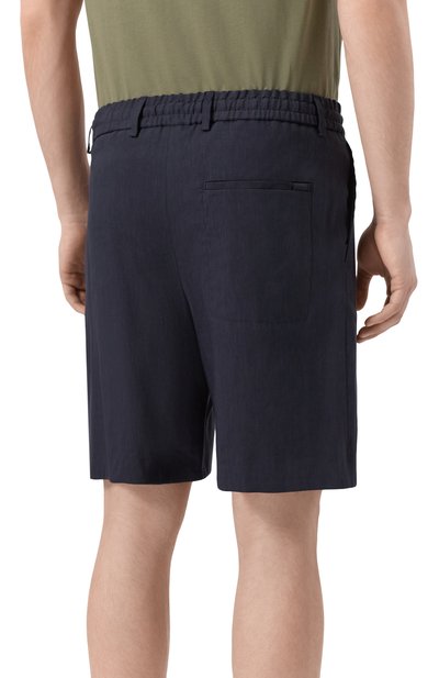 Шорты изо льна и вискозы BOSS, арт. 50540694, фото 4