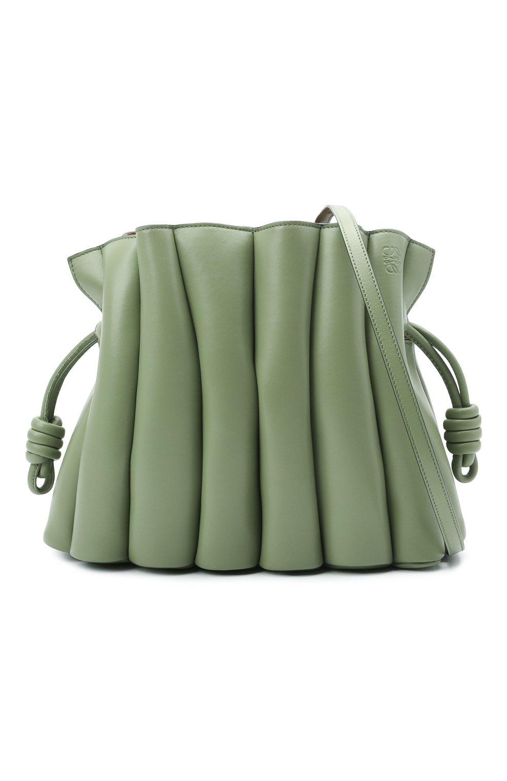 Сумка flamenco LOEWE зеленого цвета по цене 348500 руб., арт. A411FC4X01, фото 6 Сумка flamenco LOEWE, арт. A411FC4X01, фото 6
